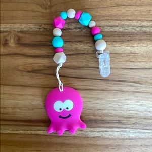 Silicone Clip with Teether